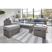 Barcelona Grey Modular 8 Seater Rattan Corner Sofa Set, Garden Furniture, Furniture Maxi, Furniture Maxi