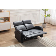 Boston 3+2+1 Black Leather Recliner Sofa Set, Living Room Furniture, Furniture Maxi, Furniture Maxi