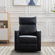 Boston Black Leather Recliner Armchair - Furniture Maxi