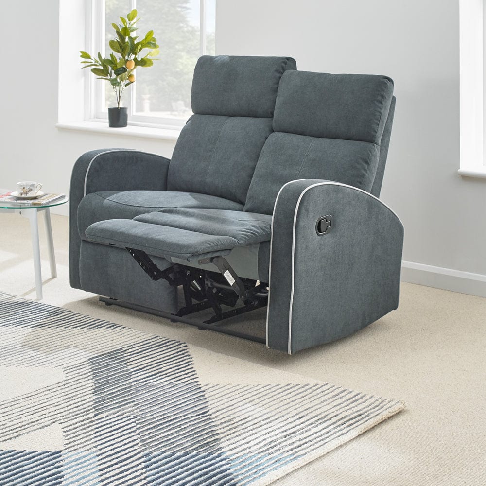 Grey 2 shop seater recliner sofa