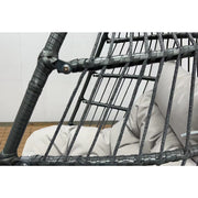 Bradway Hanging Egg Chair with Grey Cushions