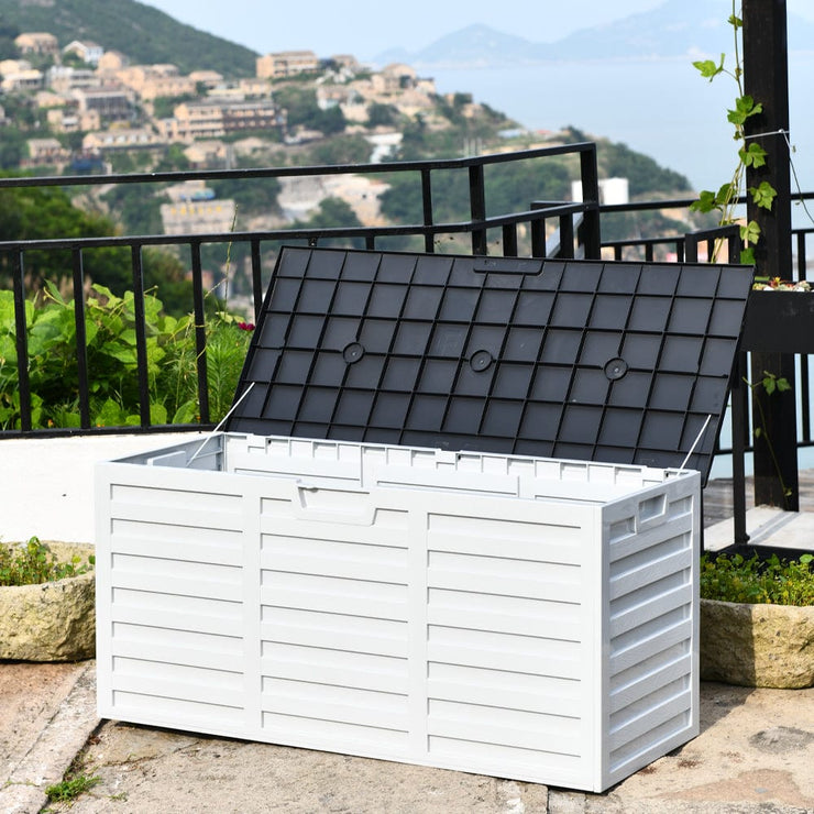Cargo Plastic Outdoor Storage Box Lidded Storage Bins Storage Container