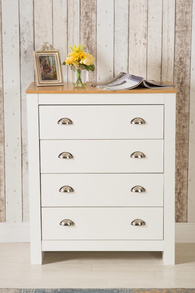 Heritage 4 Drawer Chest White Bedroom Furniture, Bedroom Furniture, Furniture Maxi, Furniture Maxi
