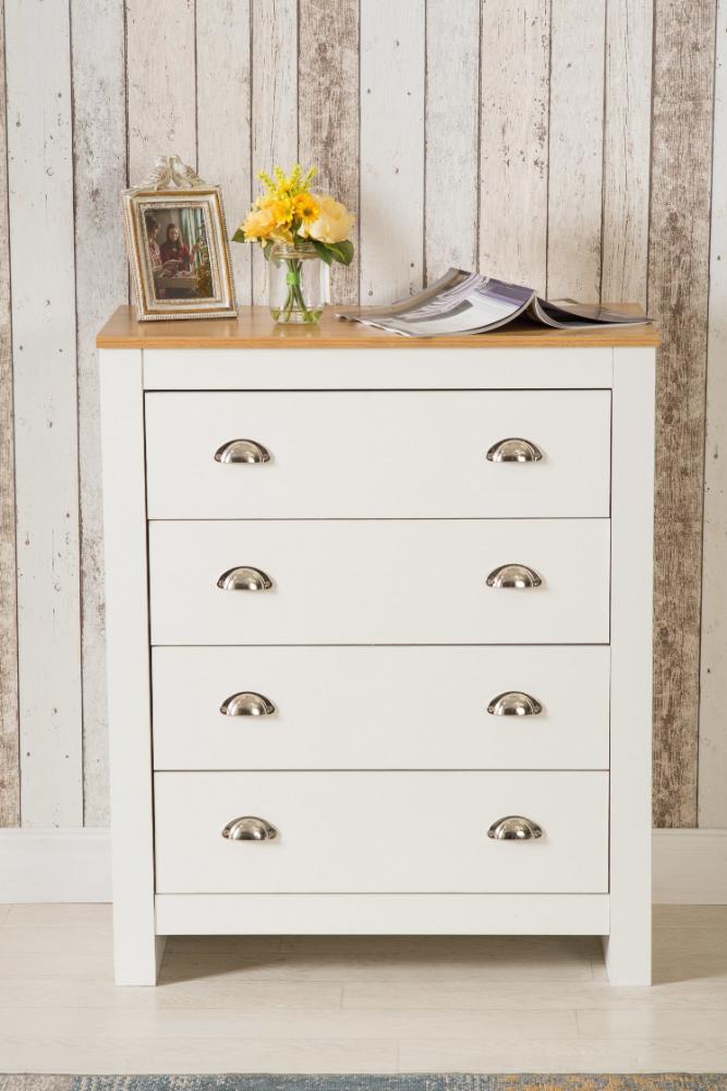 Heritage 4 Drawer Chest White Bedroom Furniture, Bedroom Furniture, Furniture Maxi, Furniture Maxi