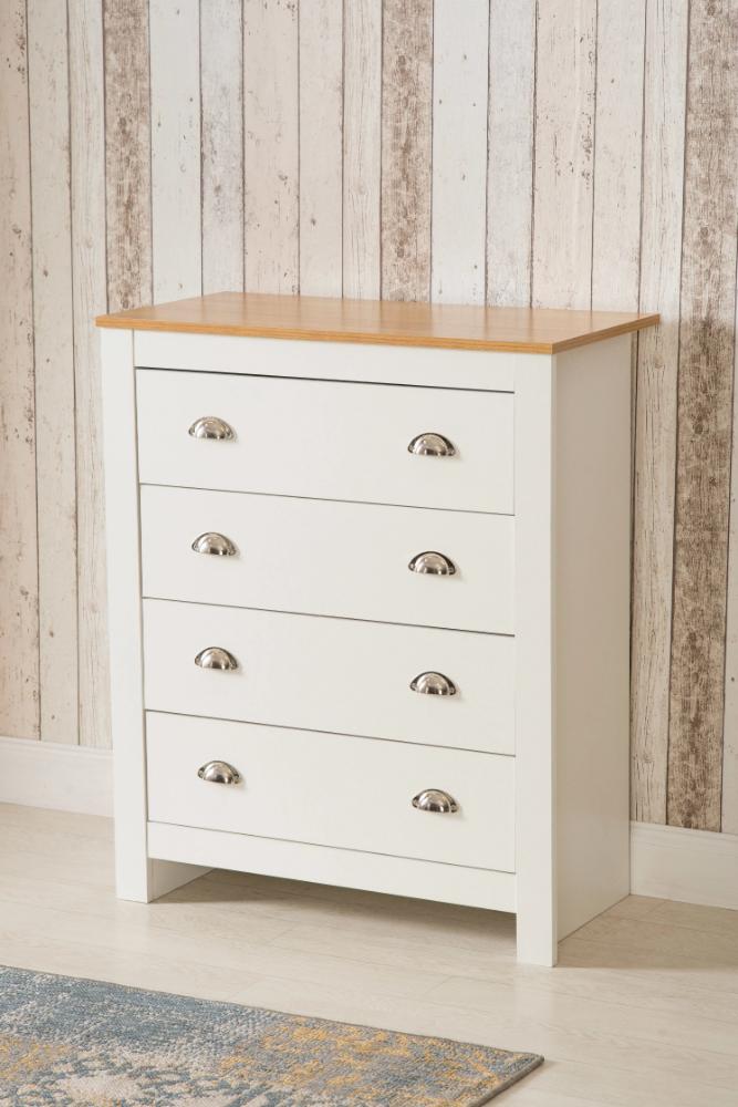 Heritage 4 Drawer Chest White Bedroom Furniture, Bedroom Furniture, Furniture Maxi, Furniture Maxi
