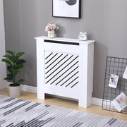 Denton White Modern Grill Radiator Cover