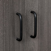Ely Black Iron Frame 2 Door Wardrobe