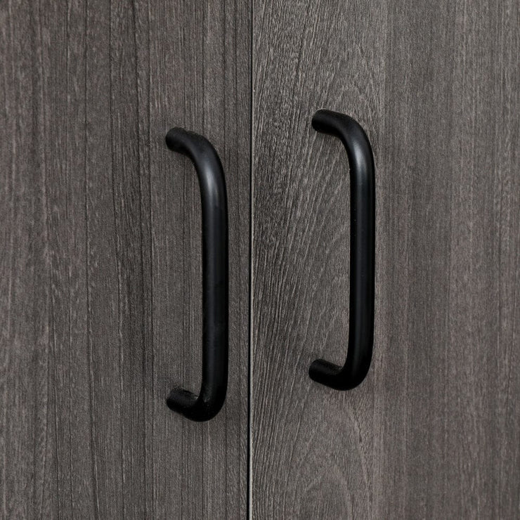 Ely Black Iron Frame 2 Door Wardrobe