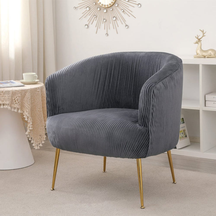 Emily Velvet Accent Armchair