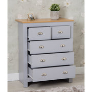 Heritage 3+2 Chest Of Drawers In Grey