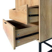 Stíl Thionscail Belluno 2 Wardrobe Drawer Doras 2