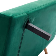 Jola Velvet Foldable 2 Seater Sofa Bed