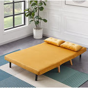 Jola Velvet Foldable 2 Seater Sofa Bed