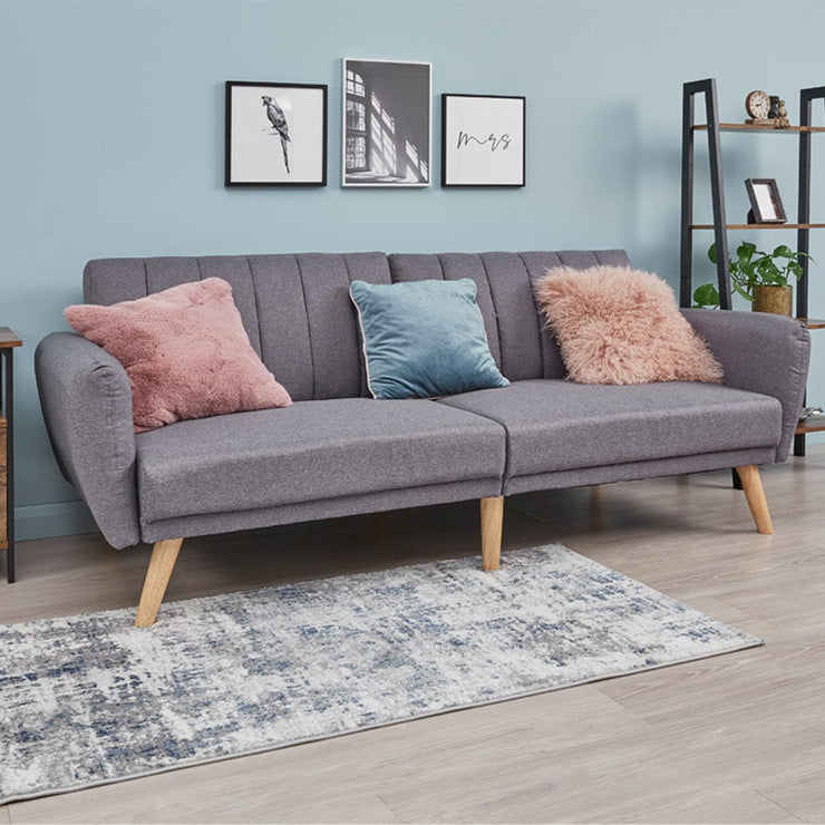 Linen Grey Sofa Bed