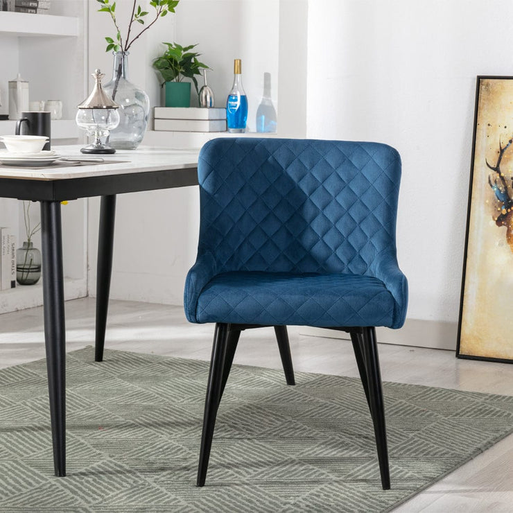 Set of 2 Lisa Velvet Dining Chair