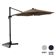 Parasol Cantilever LED Gréine Roma 3M