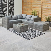 Monaco Ice Bucket 6 Seater Rattan Corner Sofa Set