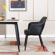 Set Of 2 Nata PU Dining Chair