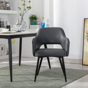 Set Of 2 Nata PU Dining Chair