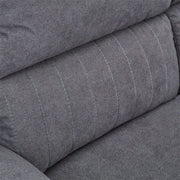 Pancho 3+2 Grey Fabric Recliner Sofa Set