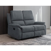 Pancho 2 Seater Grey Fabric Recliner Sofa
