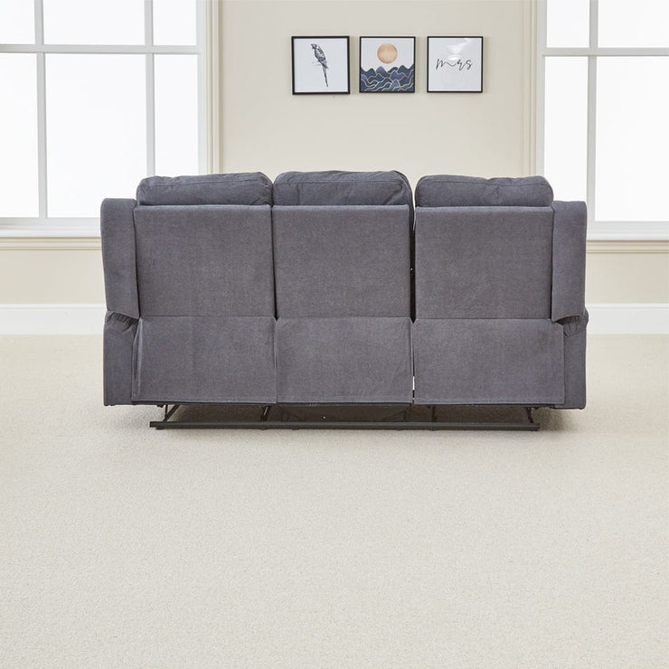 Pancho 3+2 Grey Fabric Recliner Sofa Set