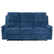 Pancho 3+2 Blue Fabric Recliner Sofa Set