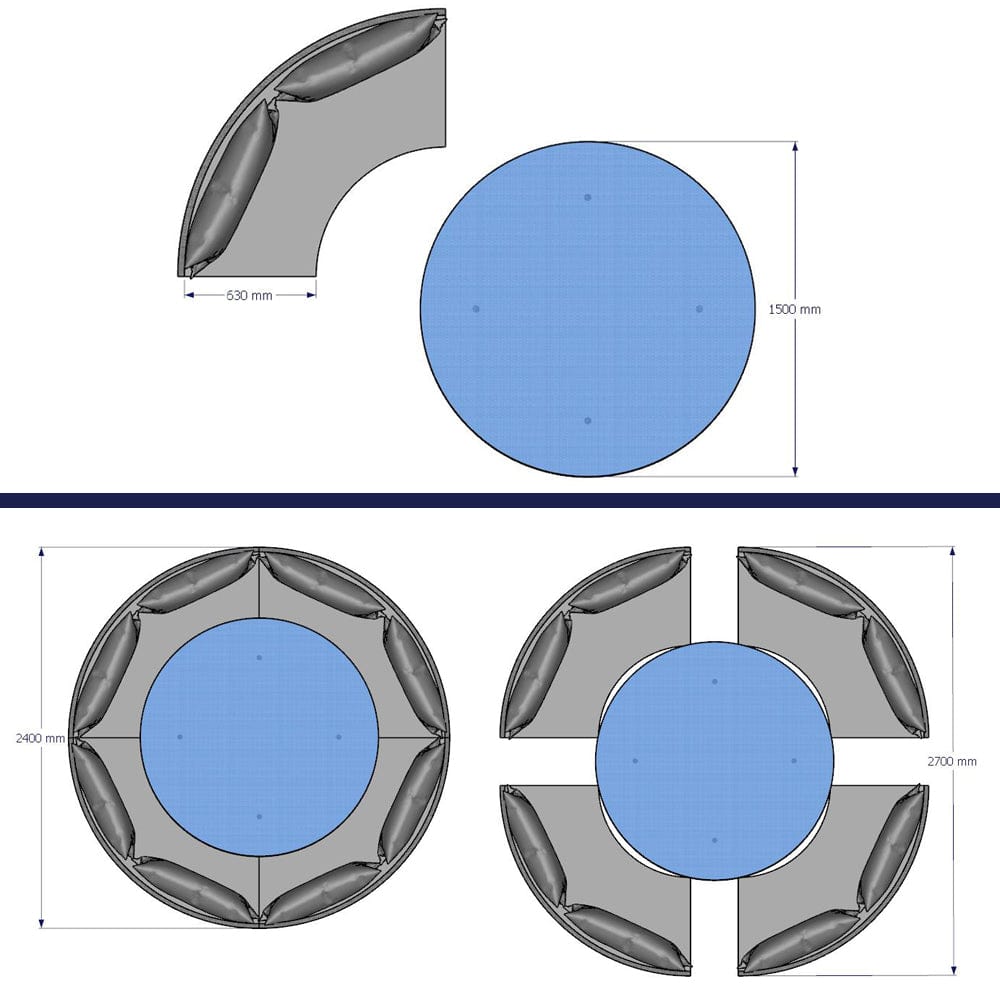 Rosen 8 Seater Round Rattan Garden Furniture Set