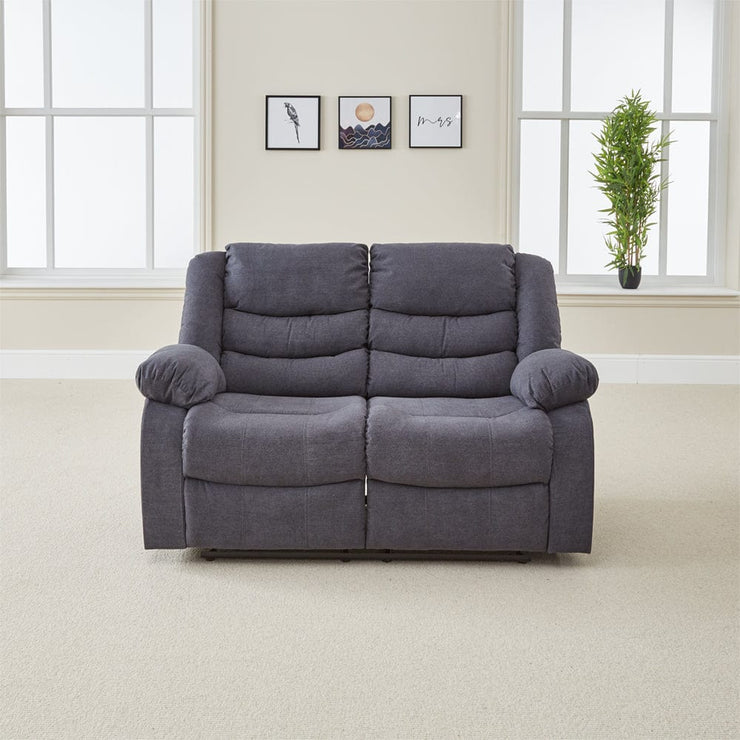 Revere  3+2 Grey Fabric Recliner Sofa Set