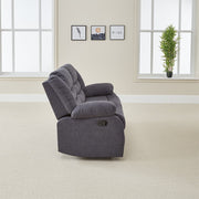 Revere  3+2 Grey Fabric Recliner Sofa Set