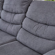 Revere  3+2 Grey Fabric Recliner Sofa Set