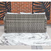 Rosen 5 Seater Rattan Garden Furniture Set In Grey