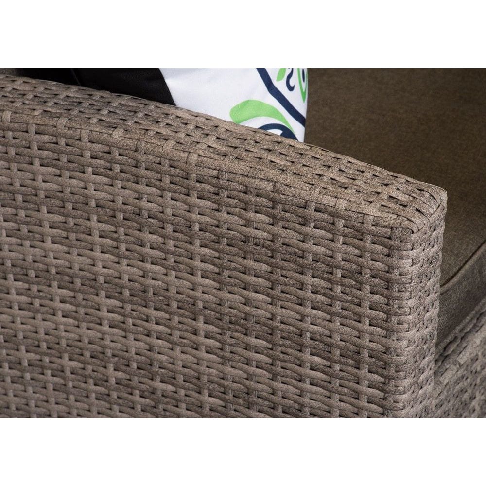 Rosen Dark Grey 8 Seater Rattan Corner Garden Sofa Set, Garden Furniture, Furniture Maxi, Furniture Maxi