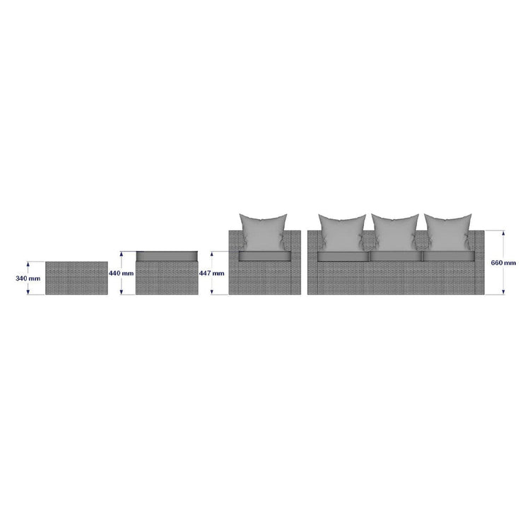 Vancouver 5 piece cube set hotsell