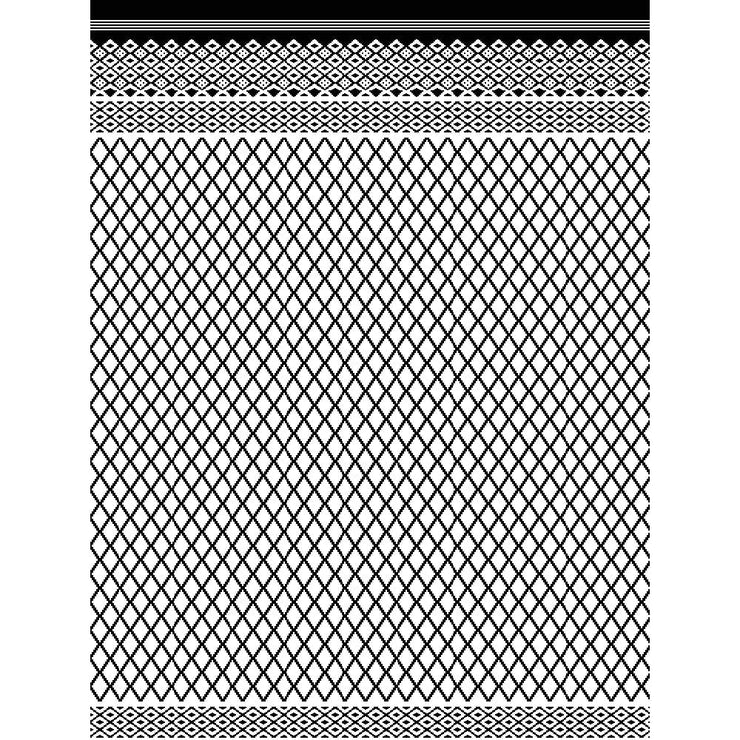 Summerfushion Outdoor Garden Waterproof Reversible Rectangle Rug in Black and White