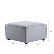 Tessa Modular 3 Seater Sofa with 2 Ottomans