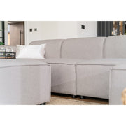 Tessa Modular 3 Seater Sofa with 2 Ottomans