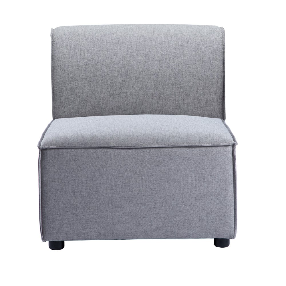 Couch Without Frame Tessa Modular Single Sofa without Arms