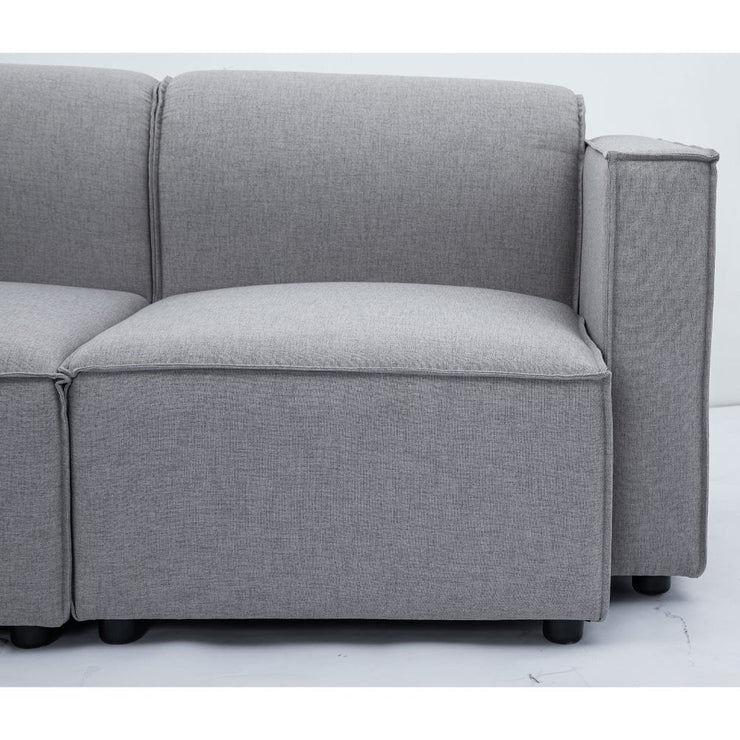 Tessa Modular 3 Seater Corner Sofa with Ottoman