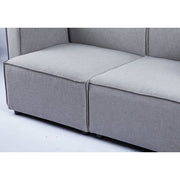 Tessa Modular 4 Seater Corner Sofa with Ottoman