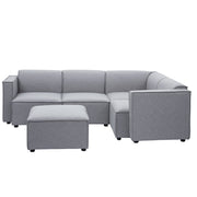 Tessa Modular 3 Seater Corner Sofa with Ottoman