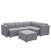 Tessa Modular 3 Seater Corner Sofa with Ottoman