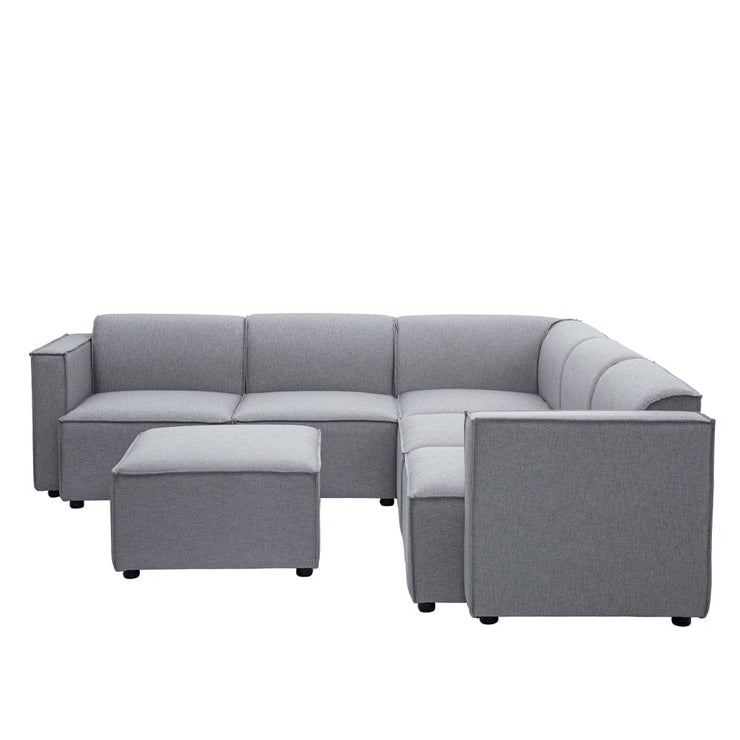 Tessa Modular 4 Seater Corner Sofa with Ottoman