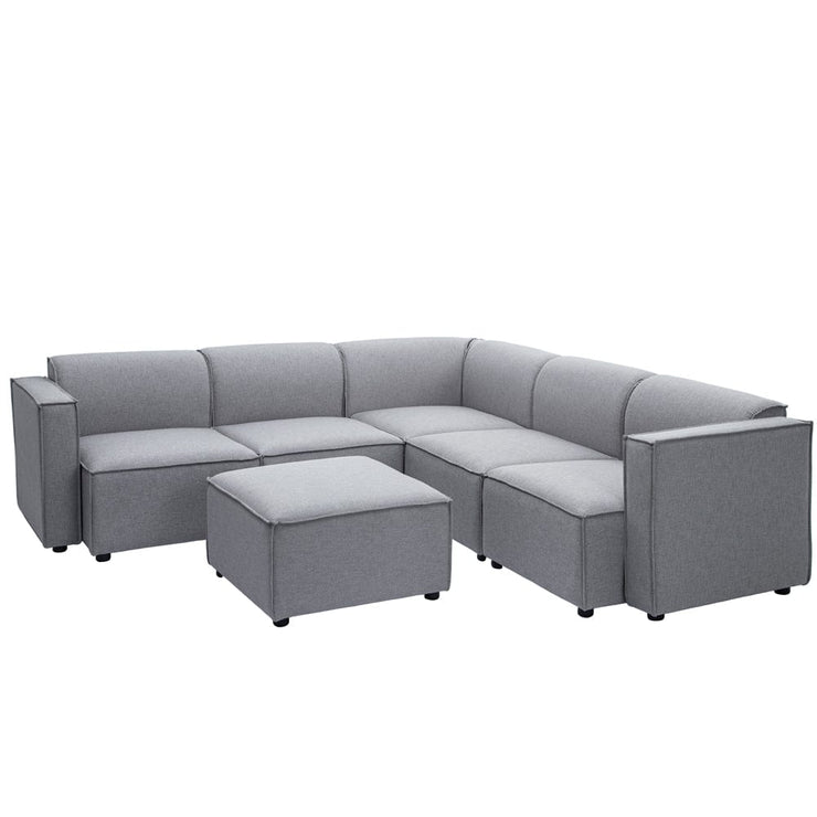 Tessa Modular 4 Seater Corner Sofa with Ottoman