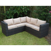 Vancouver 5 Seater Brown Rattan Corner Sofa Patio Set, Garden Furniture, Furniture Maxi, Furniture Maxi