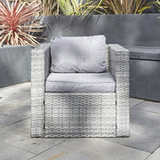 Vancouver 5 Seater Rattan Garden Furniture Set In Grey, Garden Furniture, Furniture Maxi, Furniture Maxi