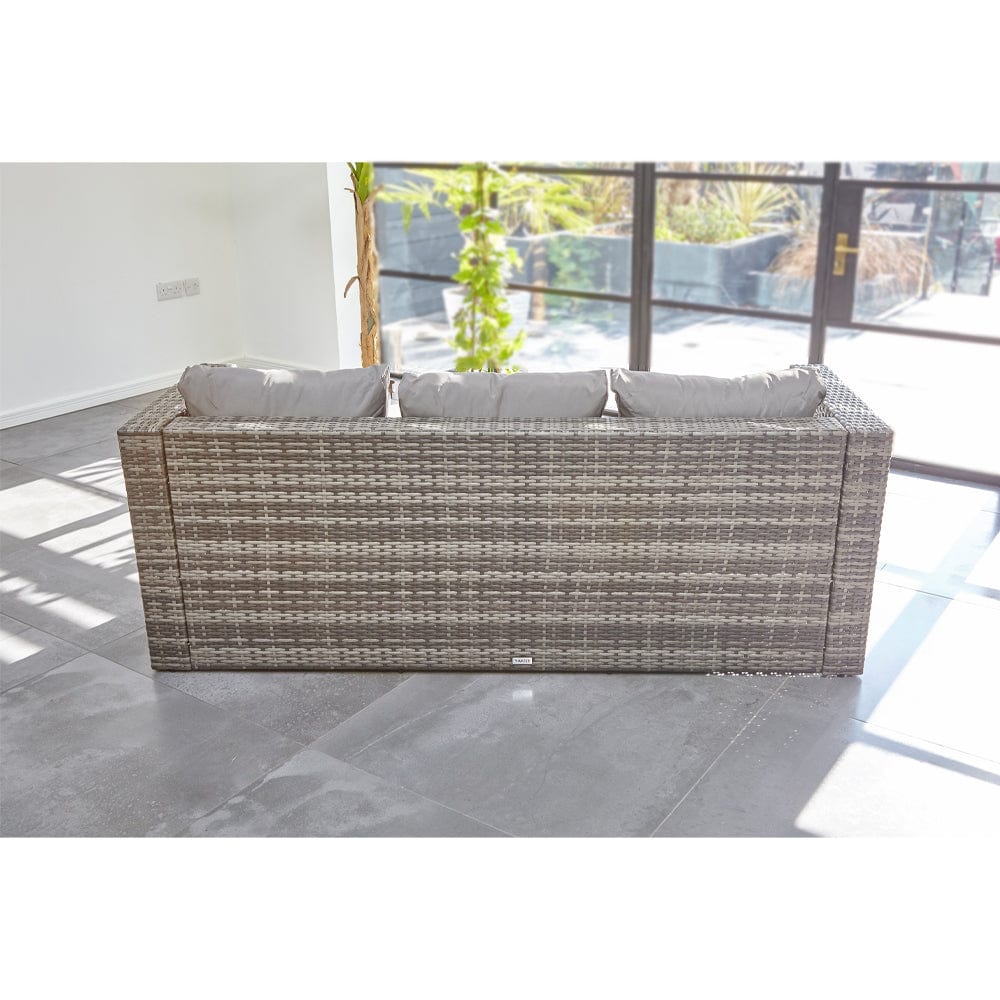 Vancouver 6 Seater Modular Rattan Sofa Set In Grey, Garden Furniture, Furniture Maxi, Furniture Maxi