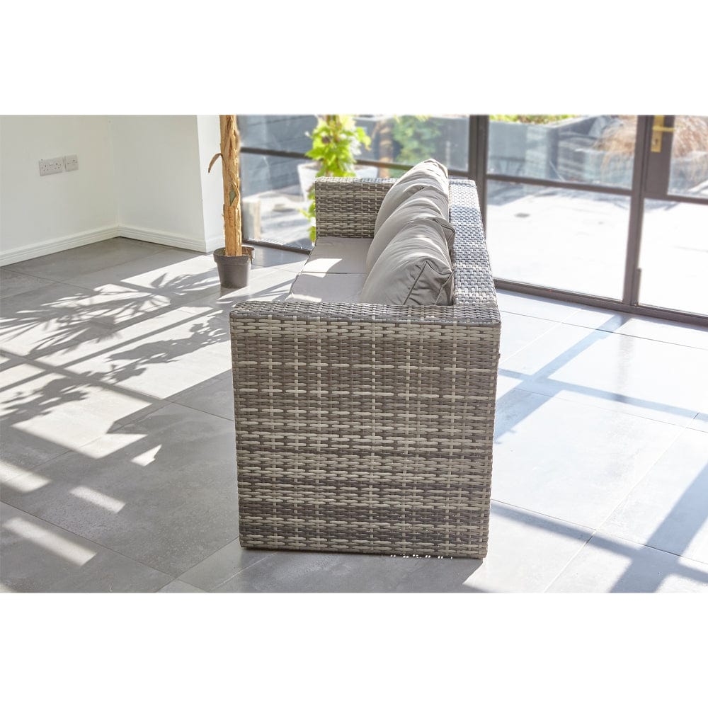 Vancouver 6 Seater Modular Rattan Sofa Set In Grey, Garden Furniture, Furniture Maxi, Furniture Maxi