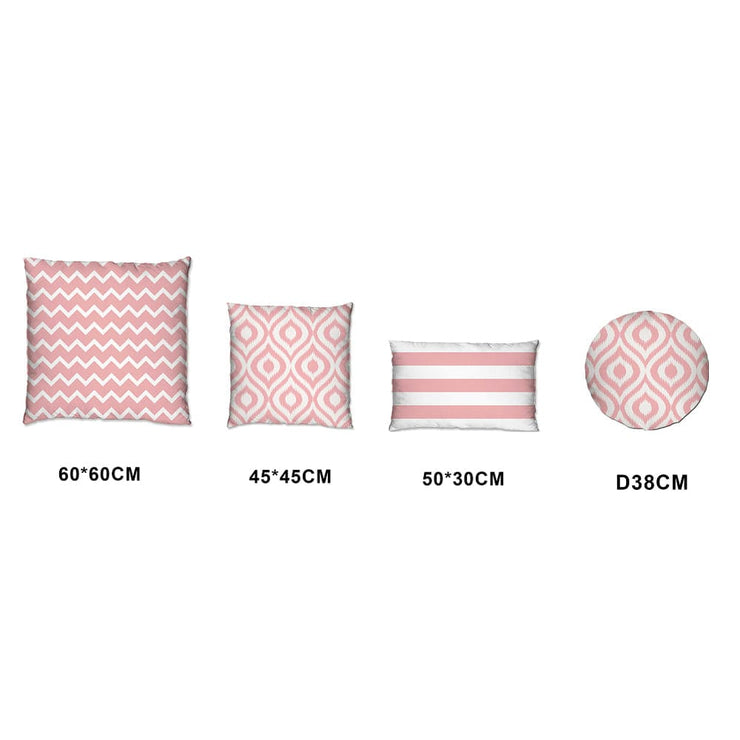 Ashcraft Waterproof Scatter Cushion Set in Pink Pattern