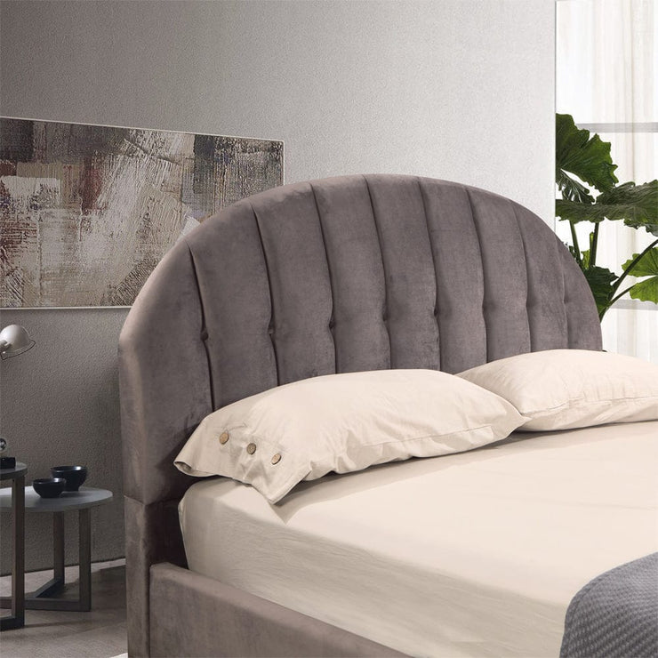 Camden Luxurious Velvet Chesterfield Bed In Soft Coffee